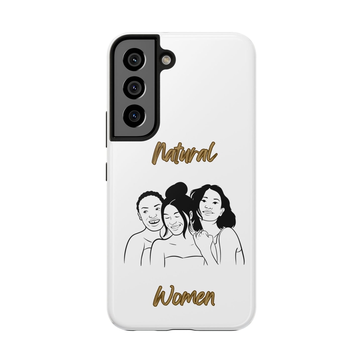 Natural Women Laughing Friends (BL)Tough Phone Cases WHITE