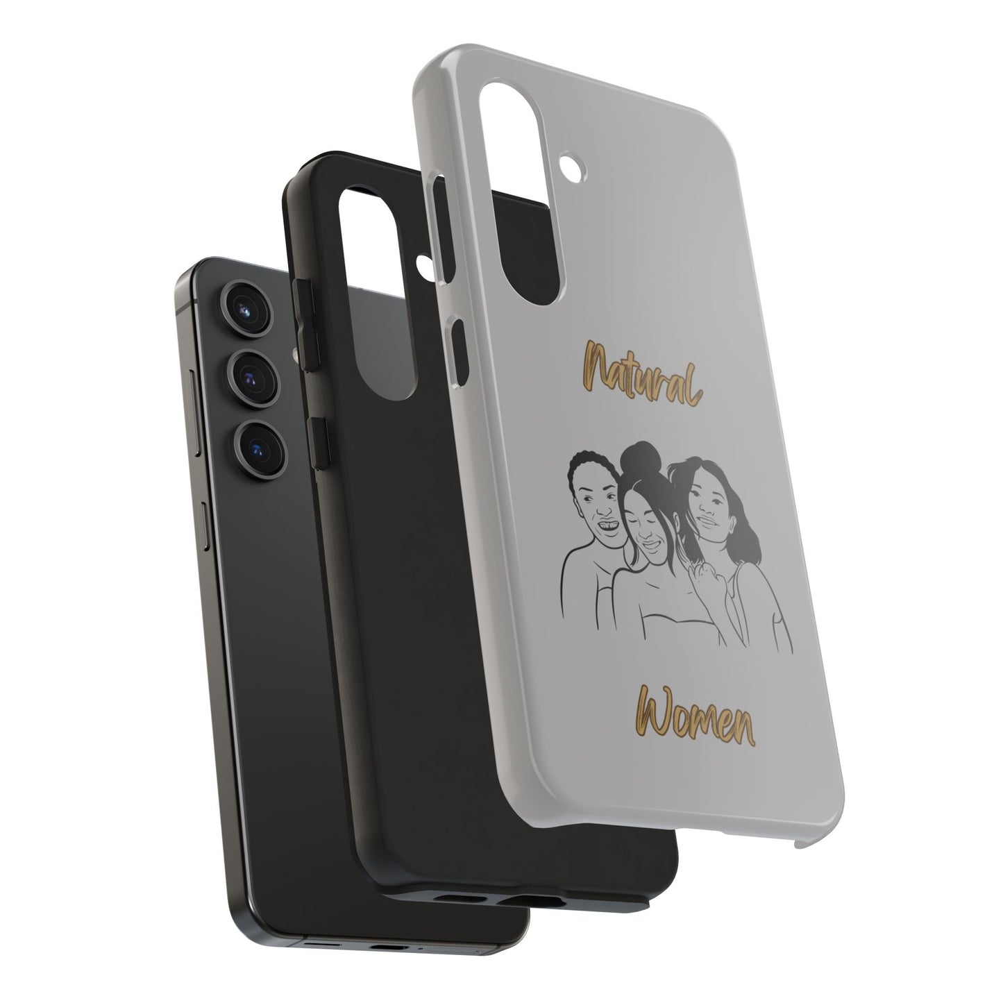 Natural Women Laughing Friends (BL)Tough Phone Cases LIGHT GREY