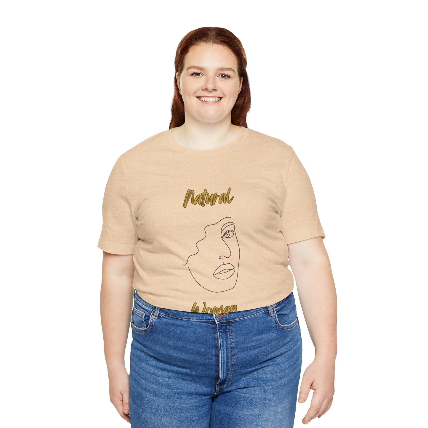 Natural Woman Peekaboo (BL) Short Sleeve T-Shirt