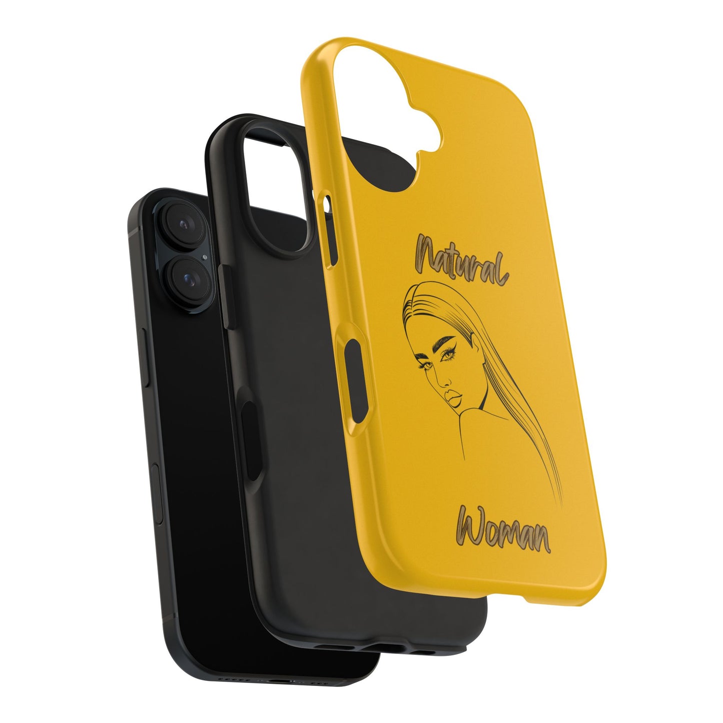 Natural Woman The Stare (BL)Tough Phone Cases YELLOW