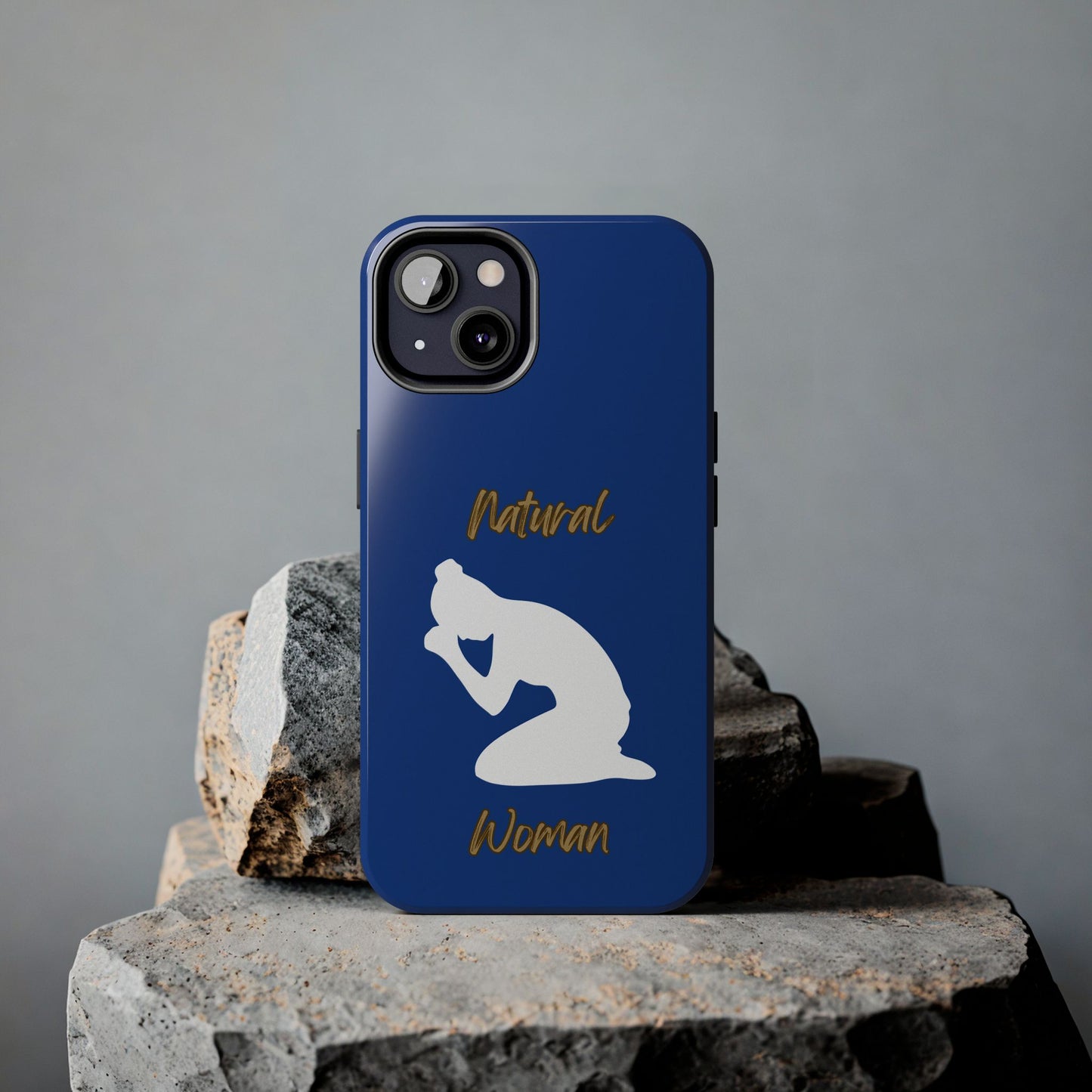 Natural Woman Pray (WL) Tough Phone Cases DARK BLUE