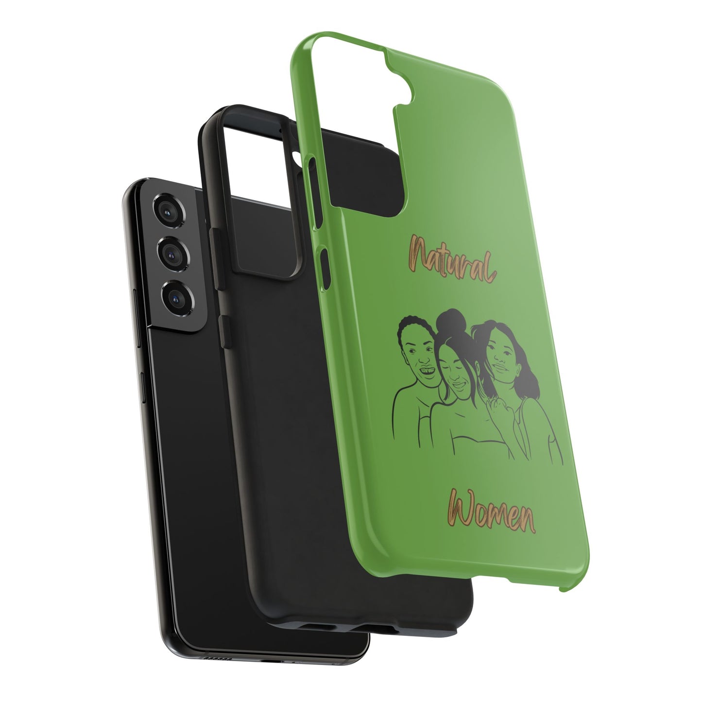 Natural Women Laughing Friends (BL)Tough Phone Cases GREEN