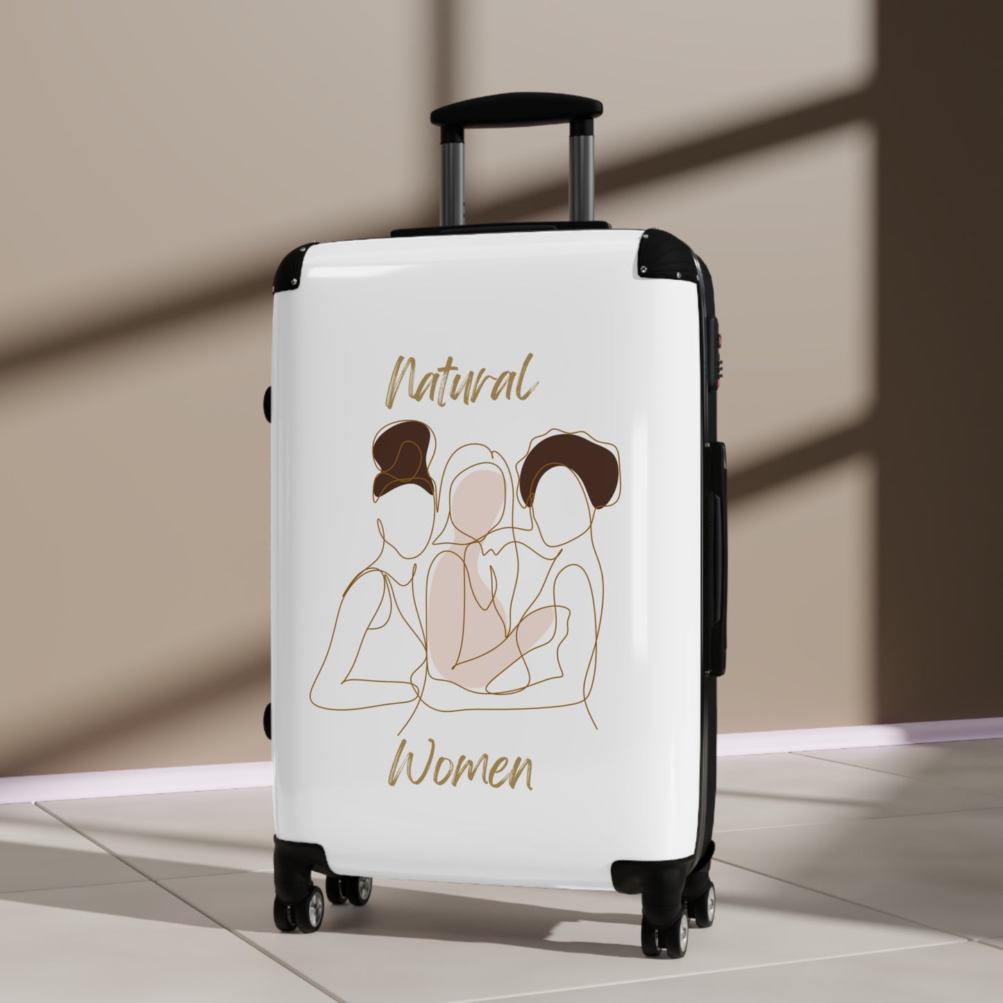 Natural Women Friends (BL) Suitcase WHITE