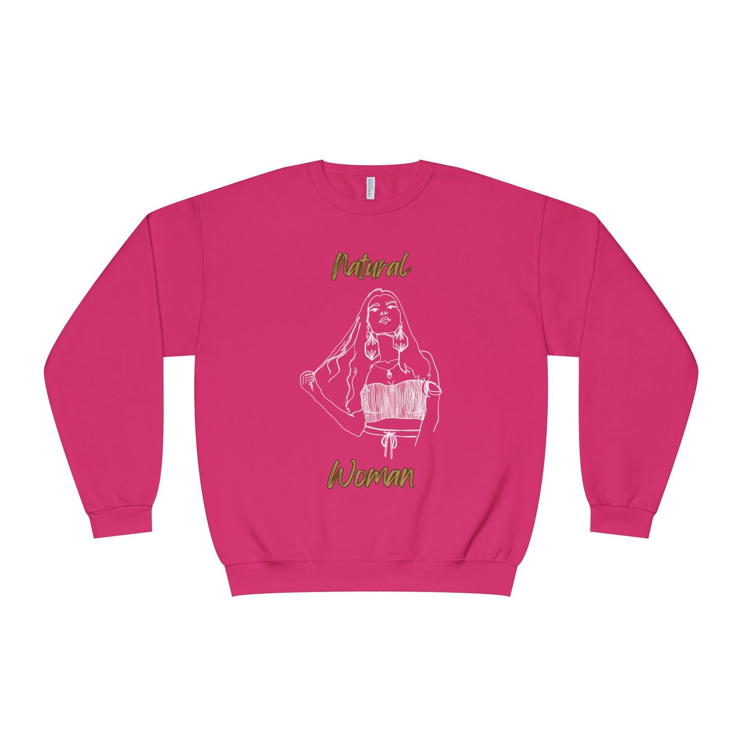 Natural Woman Thinking (WL) Crewneck Sweatshirt