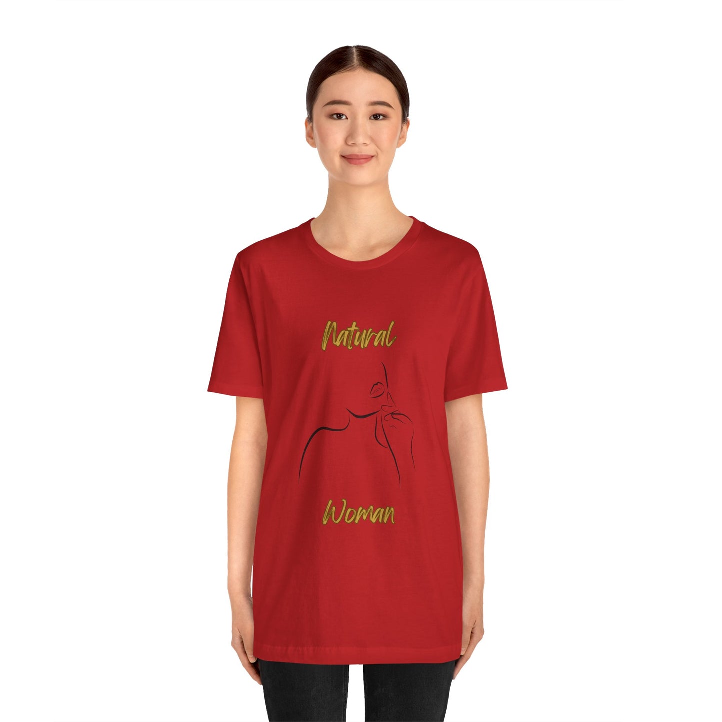 Natural Woman Chin Up (BL) Short Sleeve T-Shirt