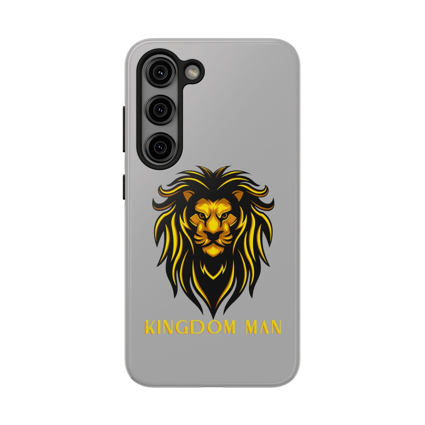 KIngdom Man (Gold Label) Tough Phone Cases LIGHT GREY