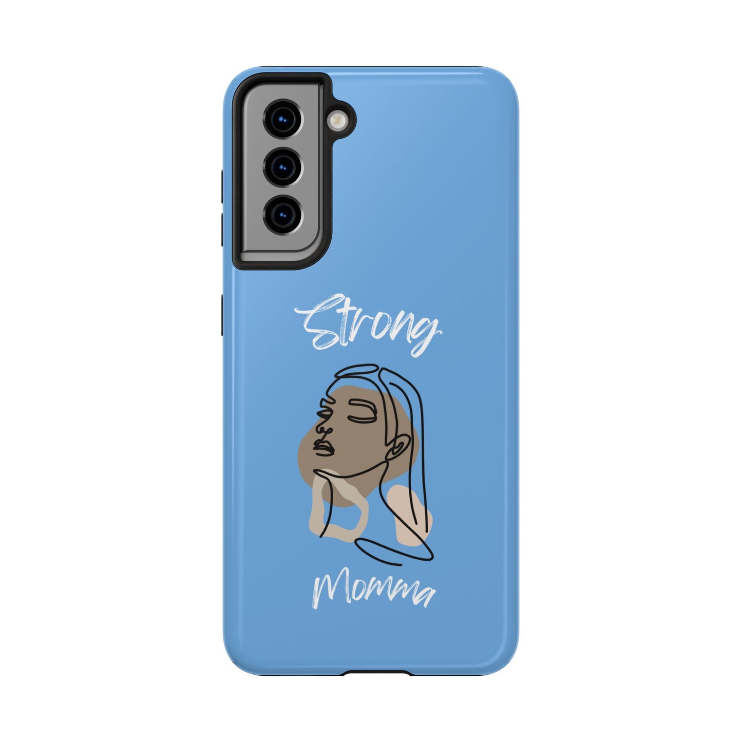 Strong Momma (WL) Tough Phone Cases LIGHT BLUE