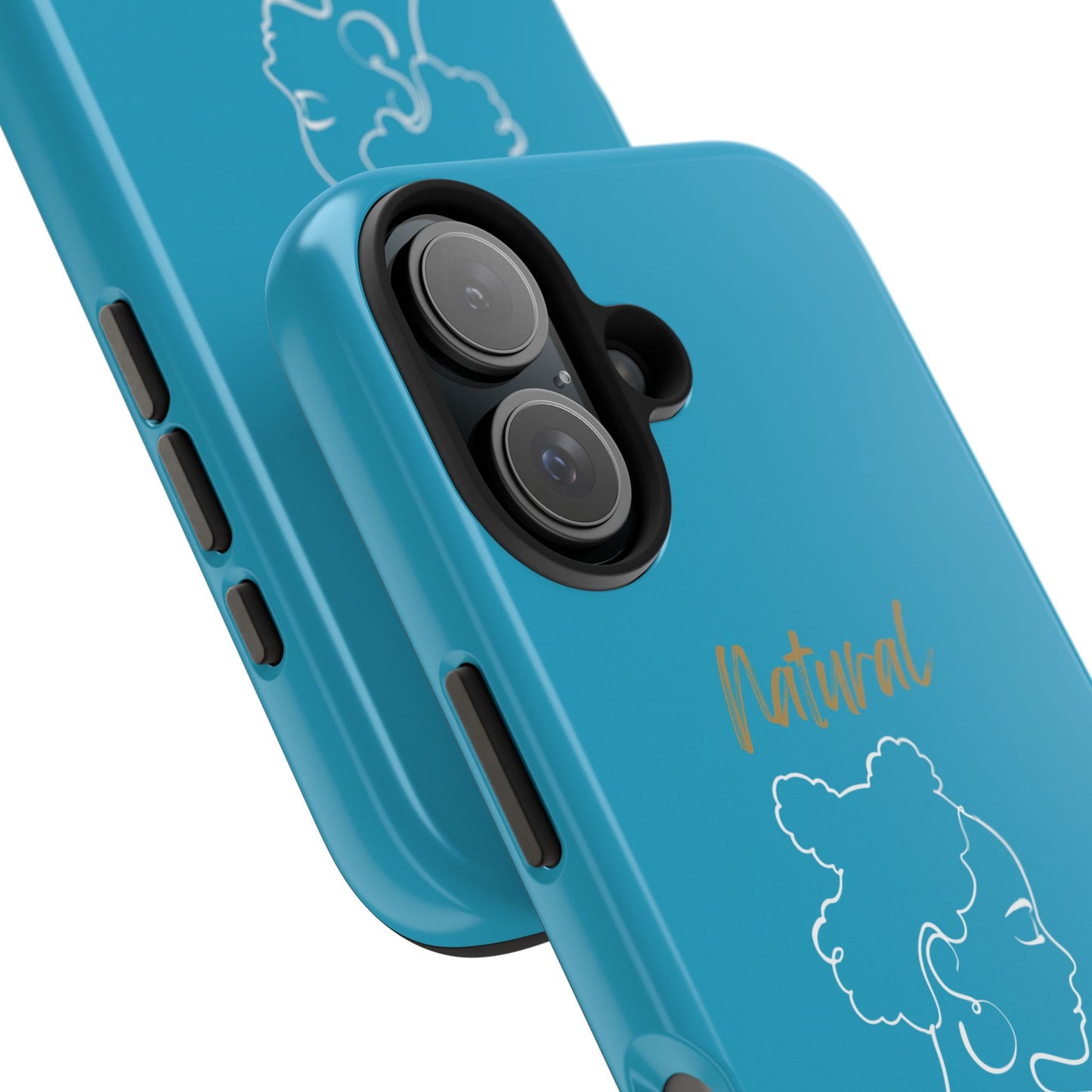 Natural Woman Twists (WL) Tough Phone Case TURQUOISE