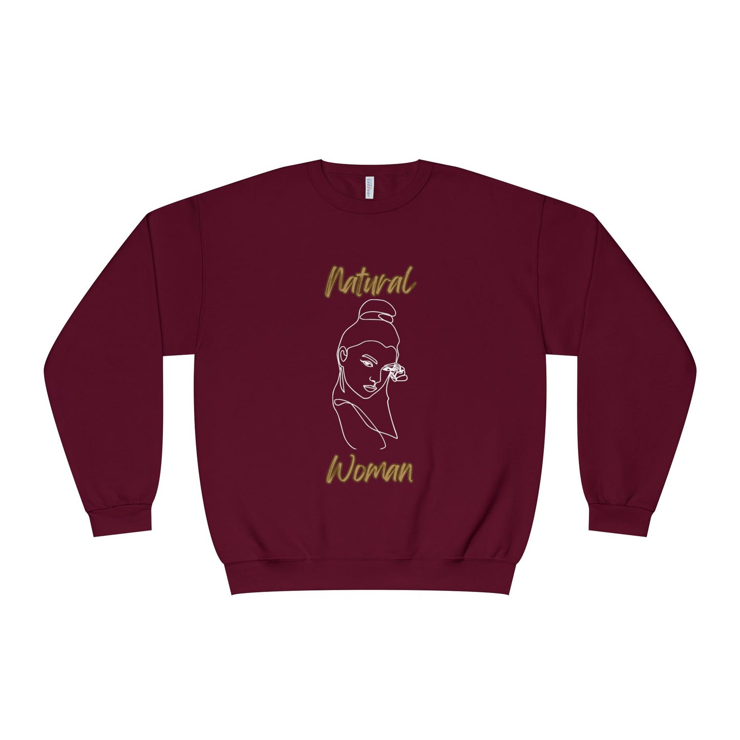 Natural Woman Sassy Bun (WL) Crewneck Sweatshirt