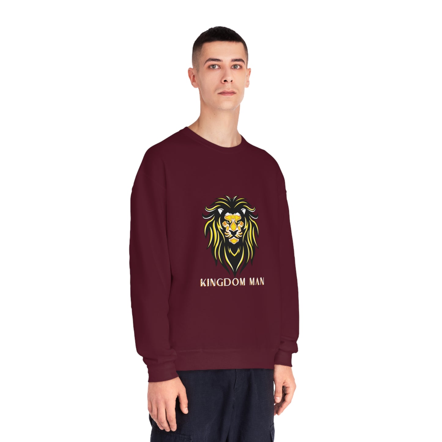 Kingdom Man (White/Gold) Crewneck Sweatshirt