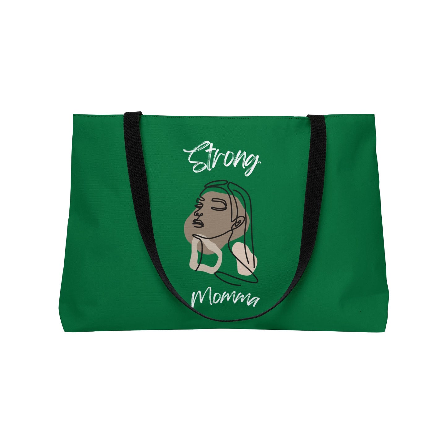 Strong Momma (WL) Weekender Tote Bag DARK GREEN