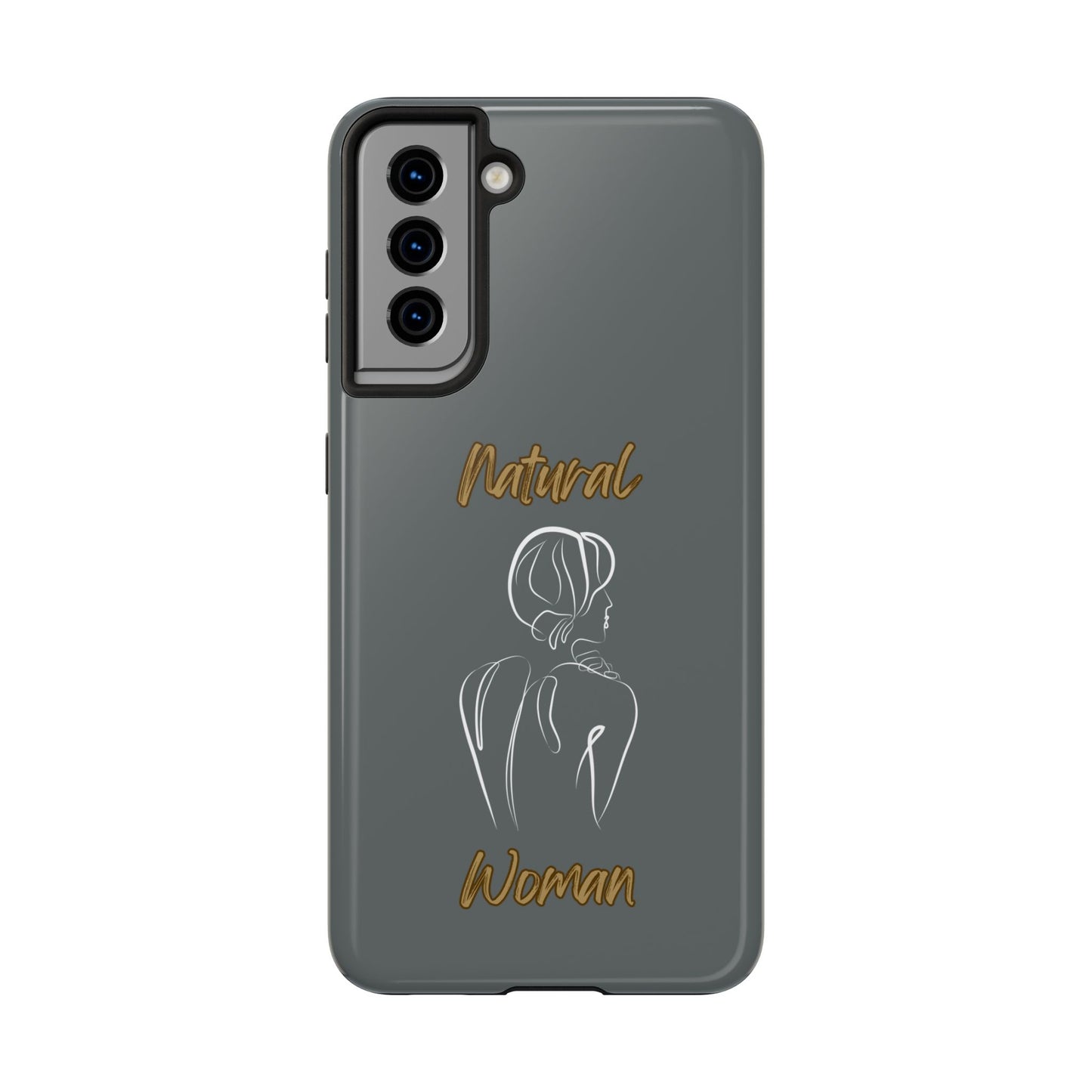 Natural Woman Back (WL)Tough Phone Cases DARK GREY