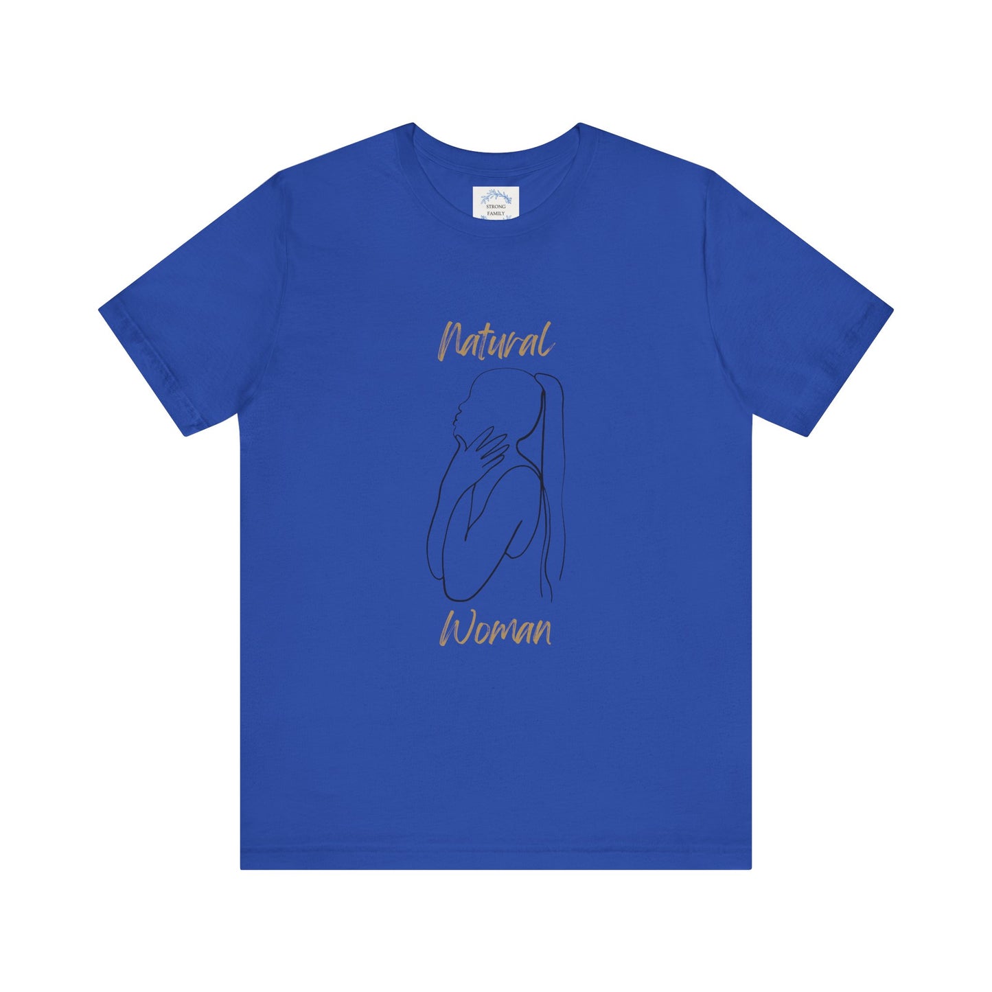 Natural Woman Ponytail (BL) Short Sleeve T-Shirt