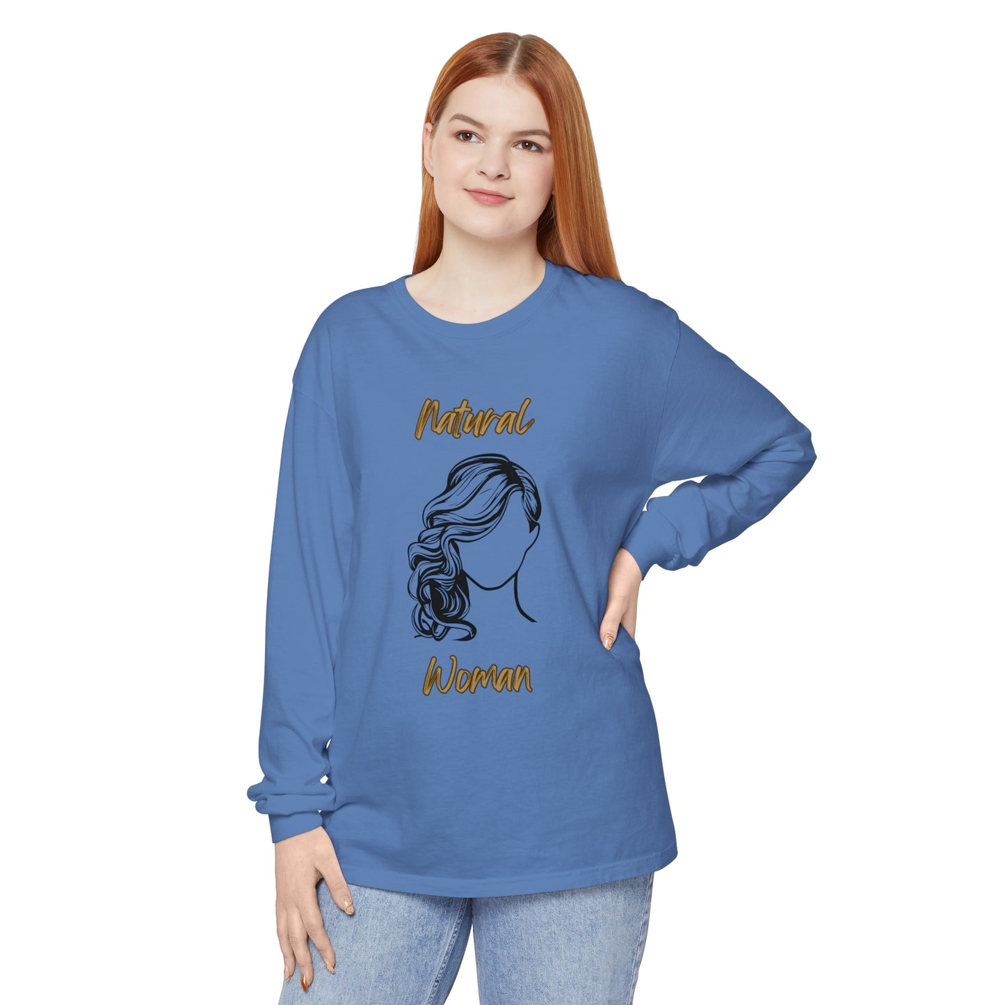 Natural Woman Long Curl (BL) Long Sleeve T-Shirt
