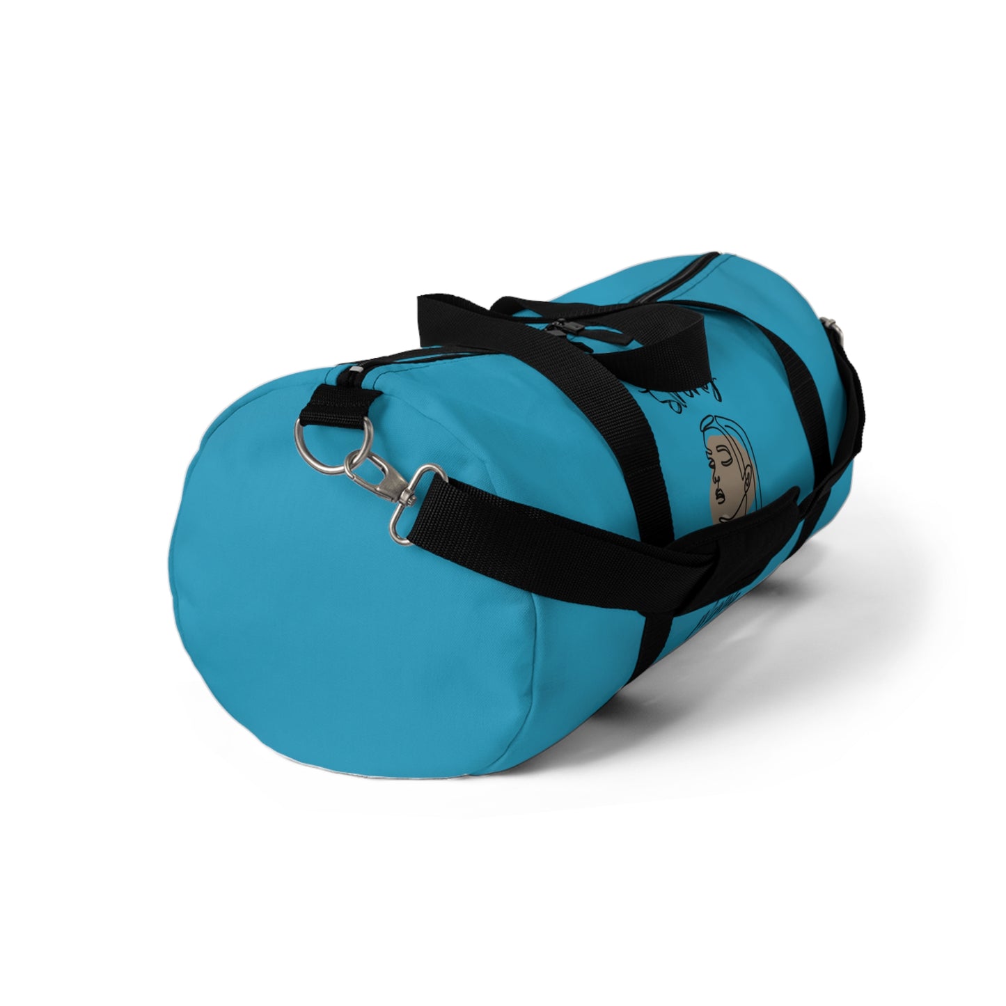 Strong Momma (BL) Duffel Bag TURQUOISE