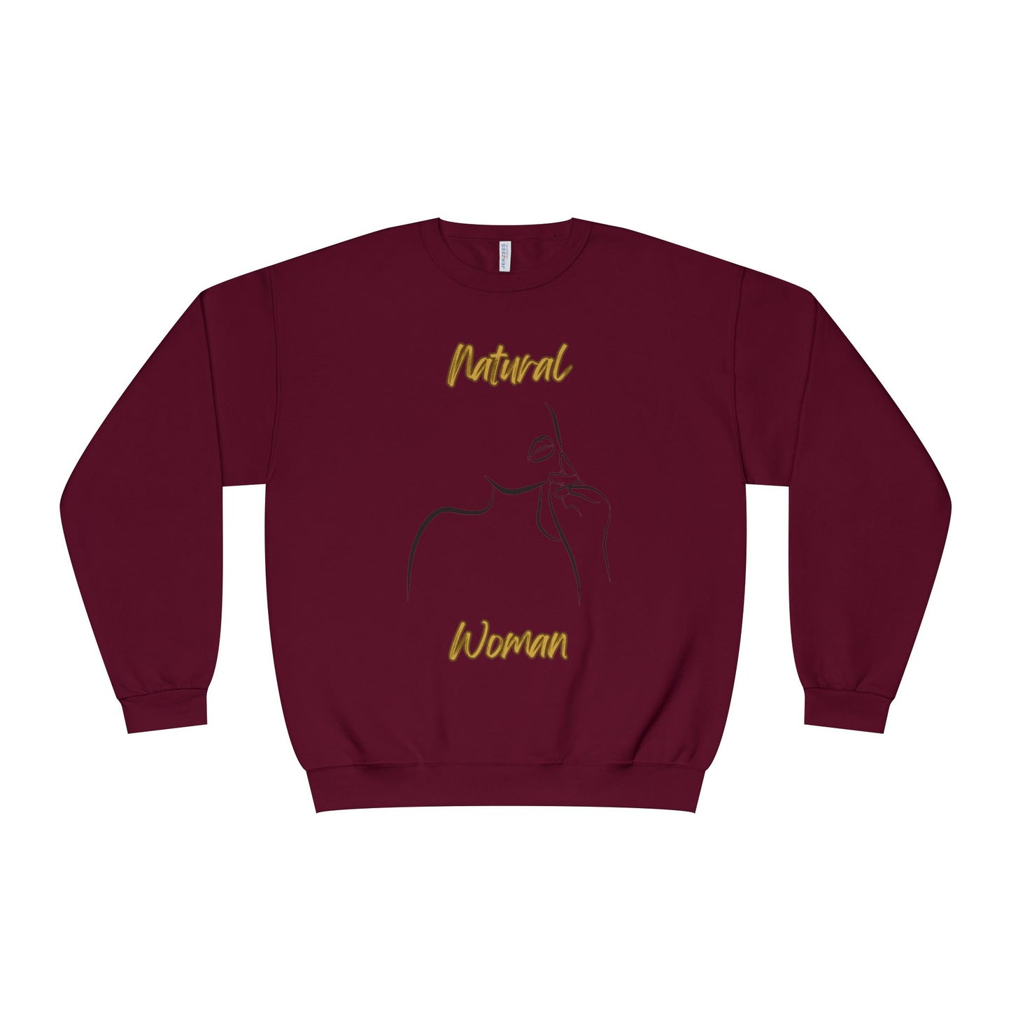 Natural Woman Chin Up (BL) Crewneck Sweatshirt