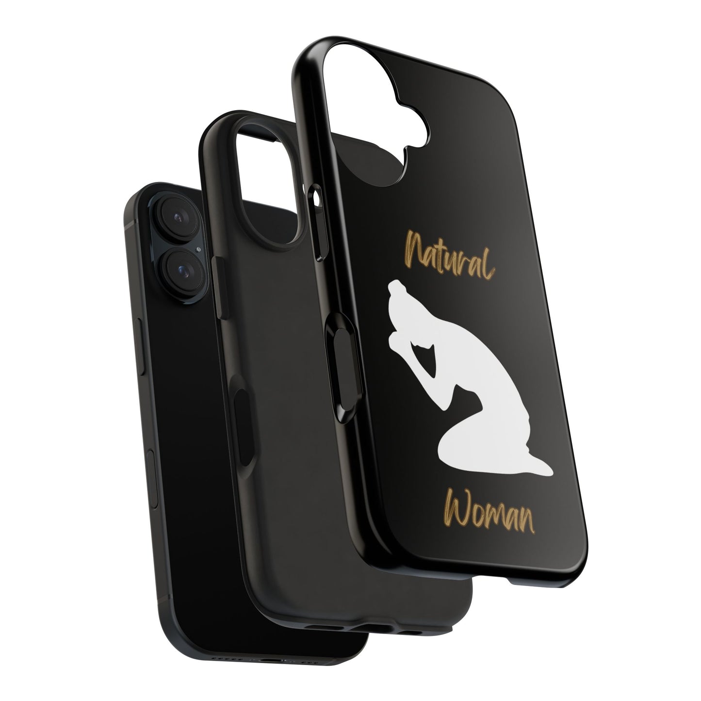 Natural Woman Pray (WL) Tough Phone Cases BLACK