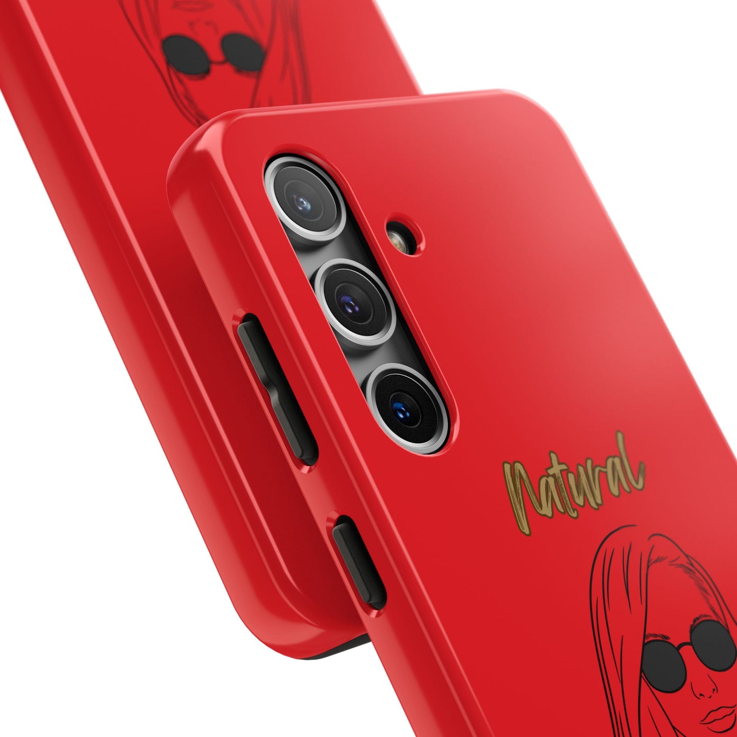 Natural Woman Shades (BL)Tough Phone Cases RED