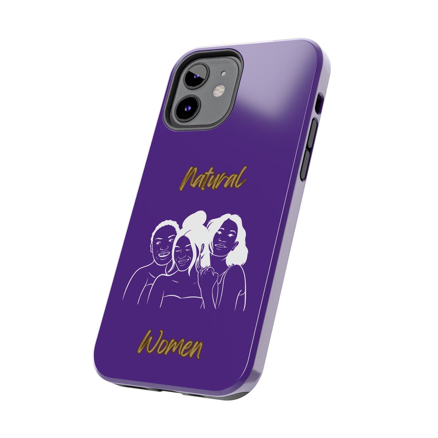 Natural Women Laughing Friends (WL)Tough Phone Cases PURPLE