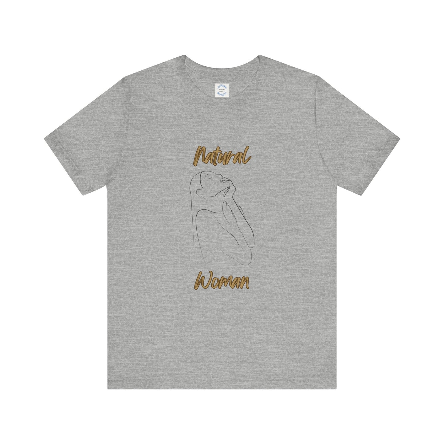 Natural Woman Thank You (BL) Short Sleeve T-Shirt