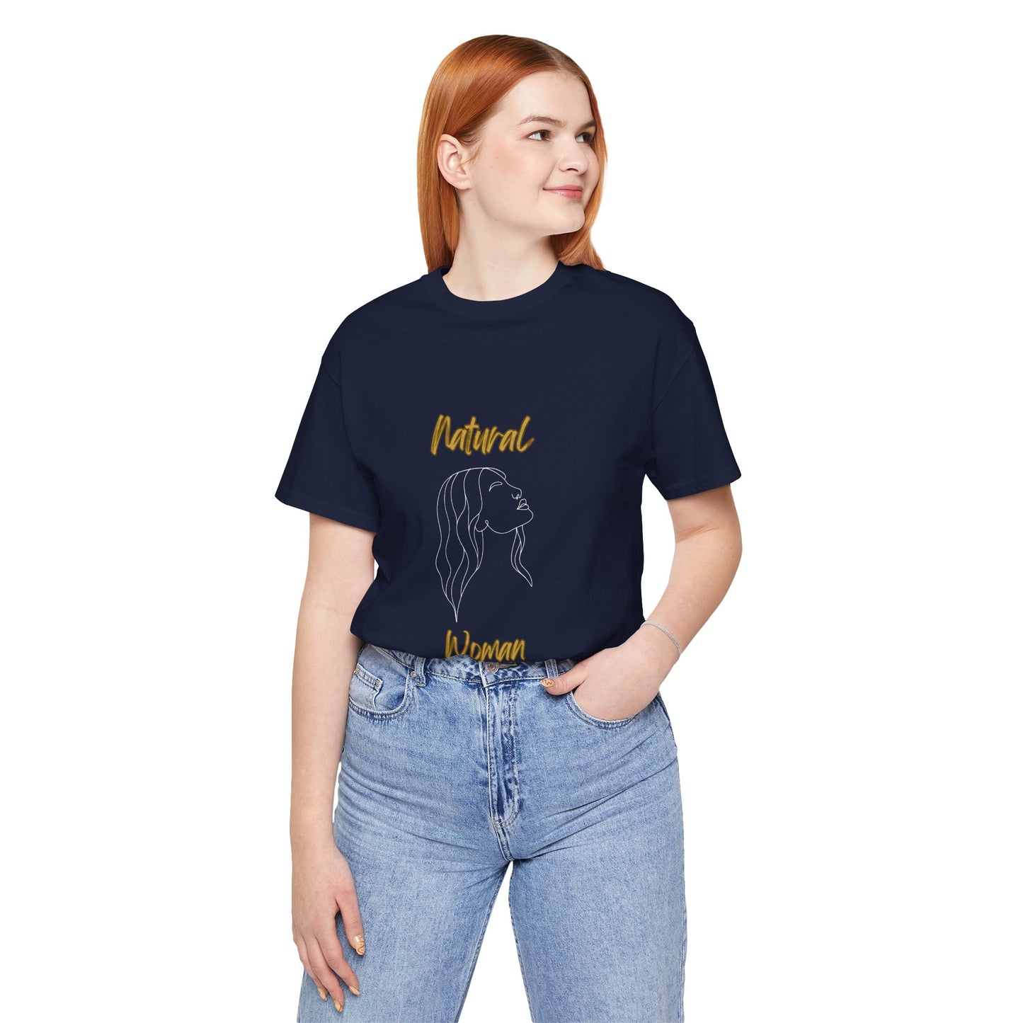 Natural Woman Breeze on Face (WL) Short Sleeve T-Shirt
