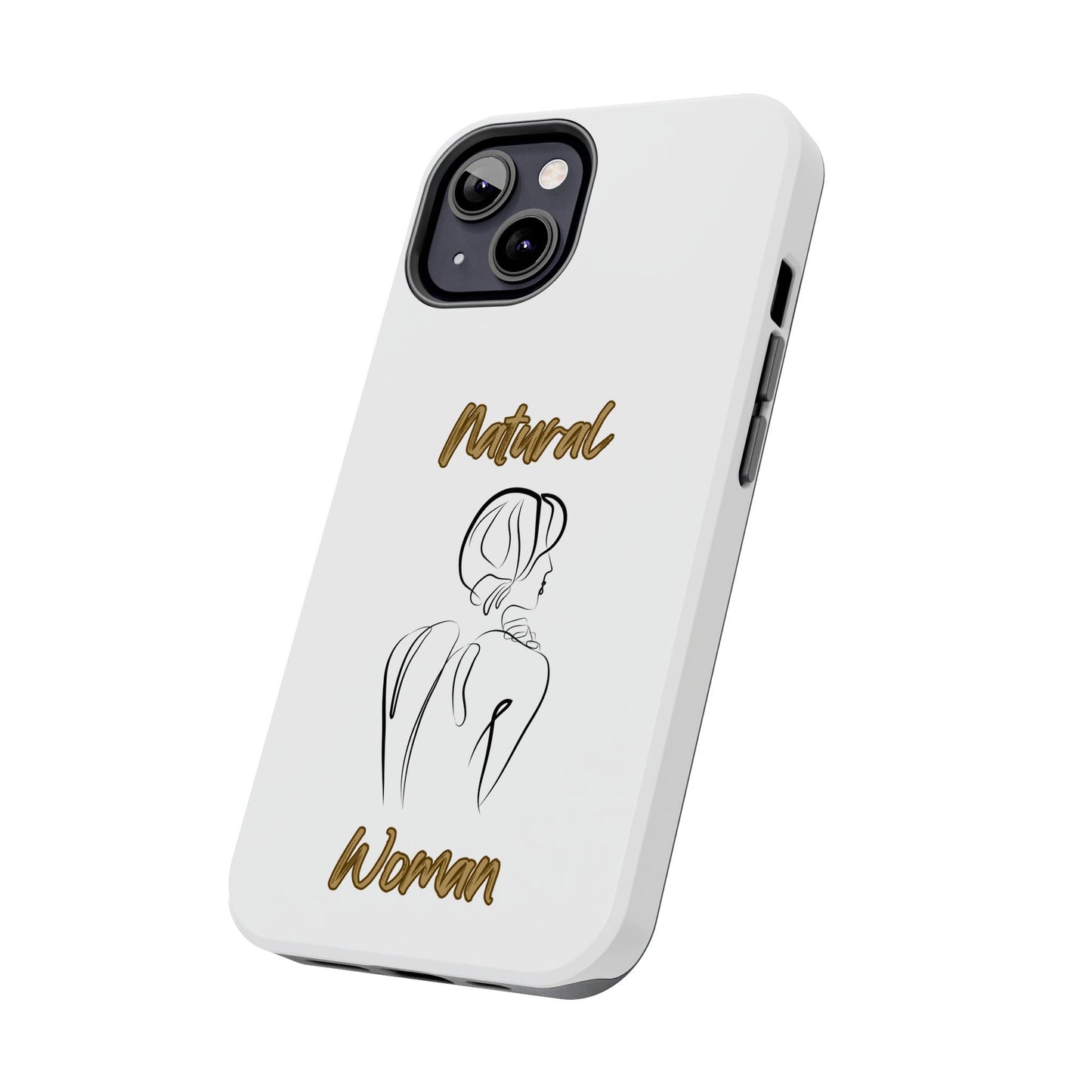 Natural Woman Back (BL)Tough Phone Cases WHITE