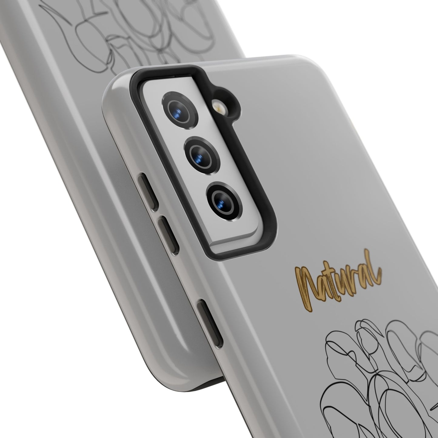 Natural Women Professionals (BL)Tough Phone Cases LIGHT GREY
