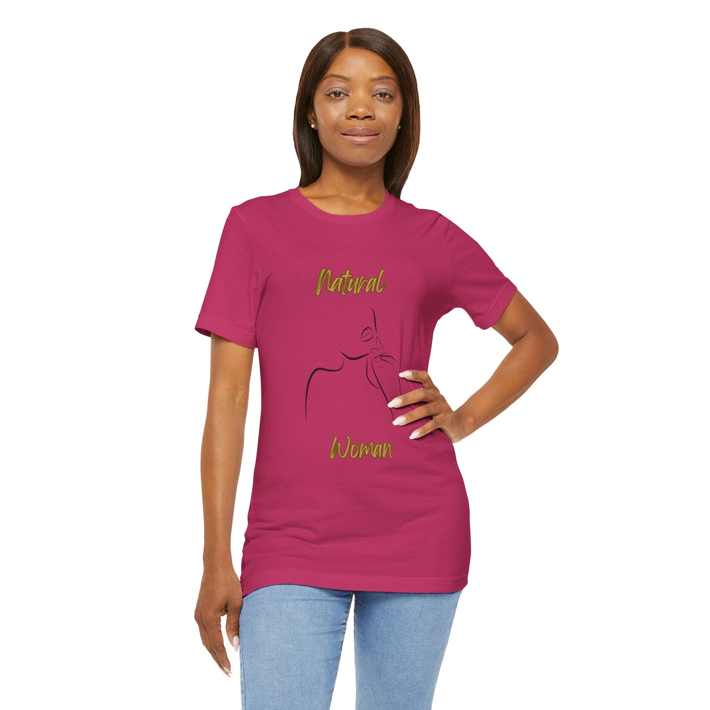 Natural Woman Chin Up (BL) Short Sleeve T-Shirt