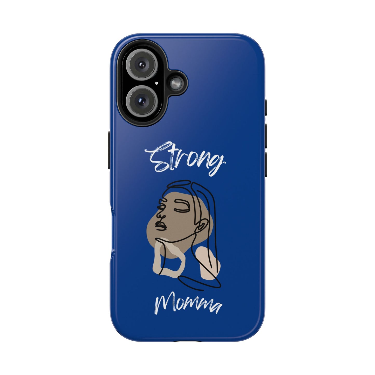 Strong Momma (WL) Tough Phone Cases DARK BLUE