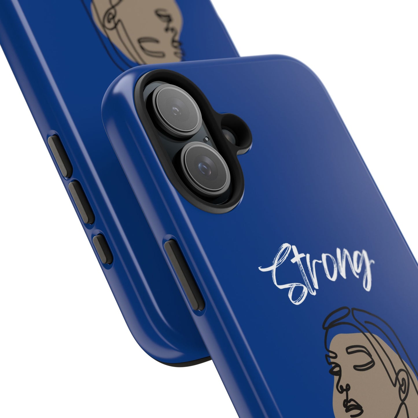 Strong Momma (WL) Tough Phone Cases DARK BLUE