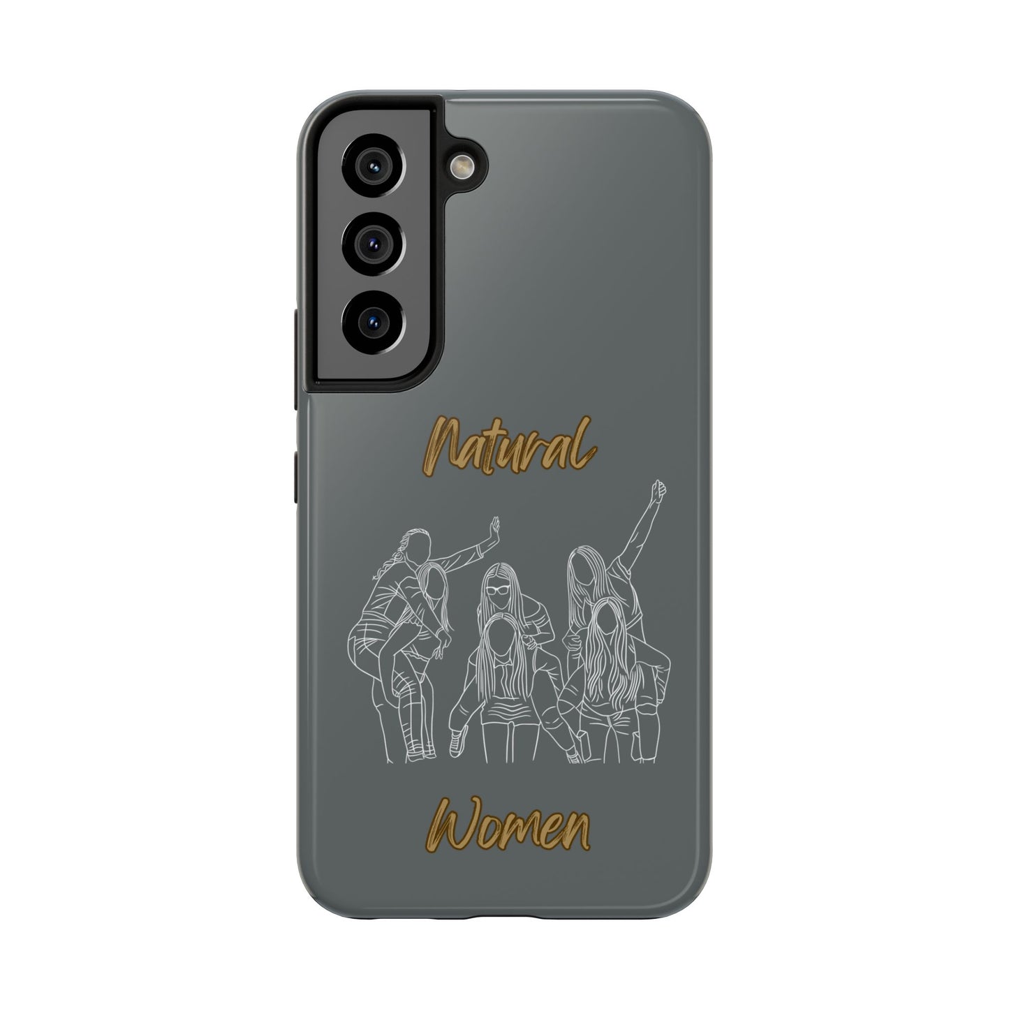 Natural Woman Piggy Back (WL)Tough Phone Cases DARK GREY