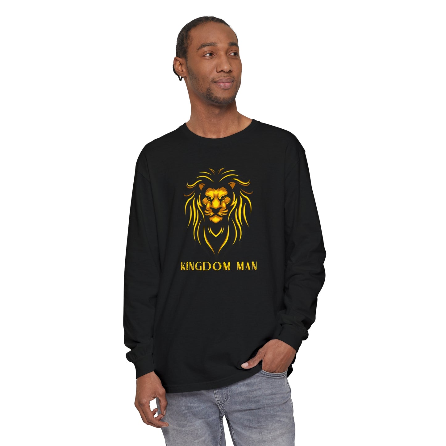 Kingdom Man (Gold) Long Sleeve T-Shirt