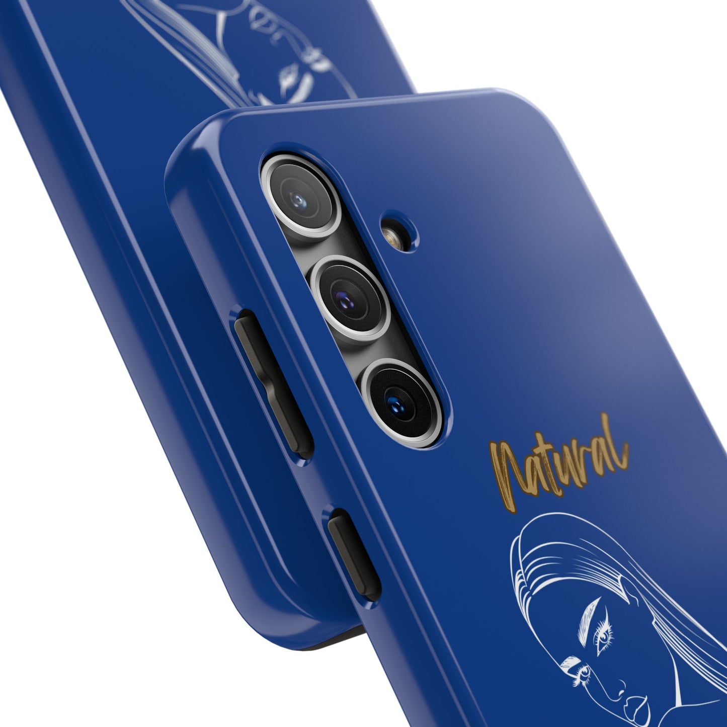 Natural Woman The Stare (WL)Tough Phone Cases DARK BLUE