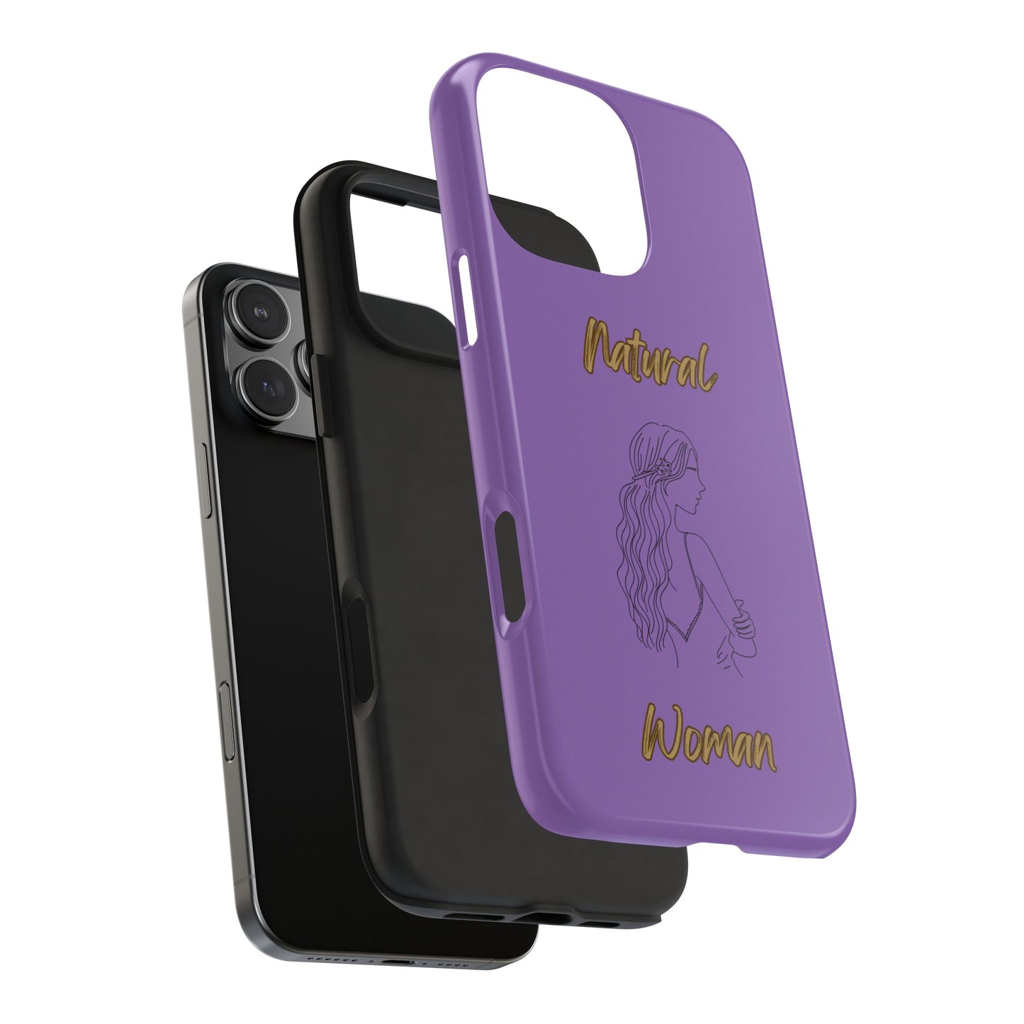 Natural Woman Young Woman (BL)Tough Phone Cases LIGHT PURPLE