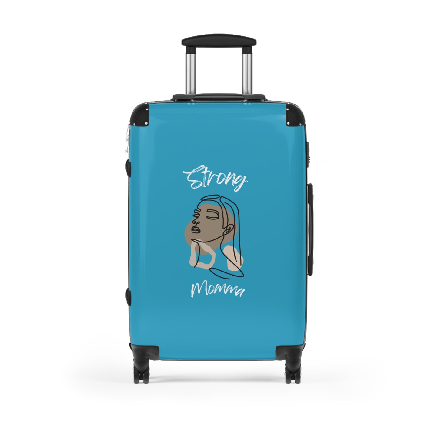 Strong Momma (WL) Luggage Bags TURQUOISE