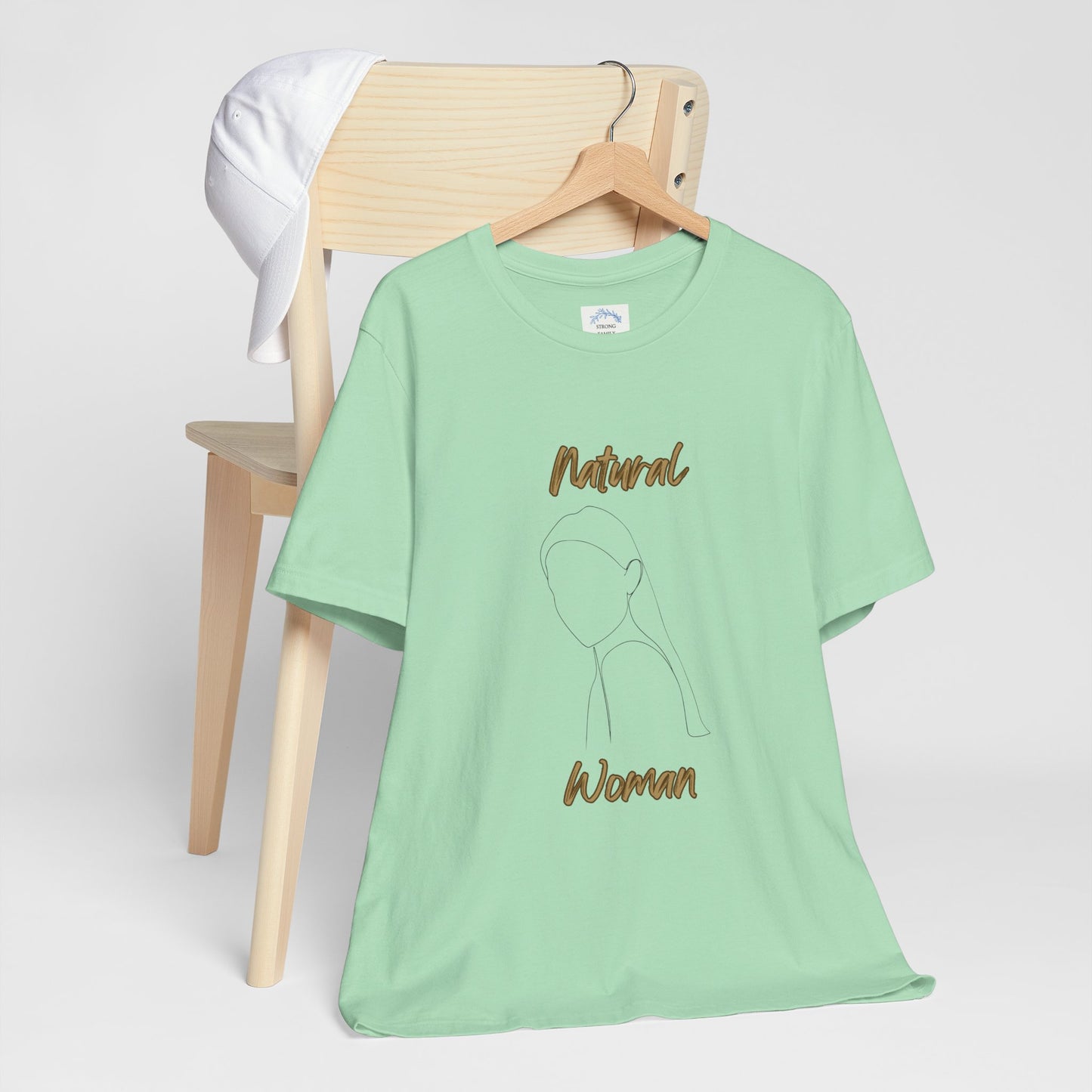 Natural Woman Tilted Look (BL) Short Sleeve T-Shirt