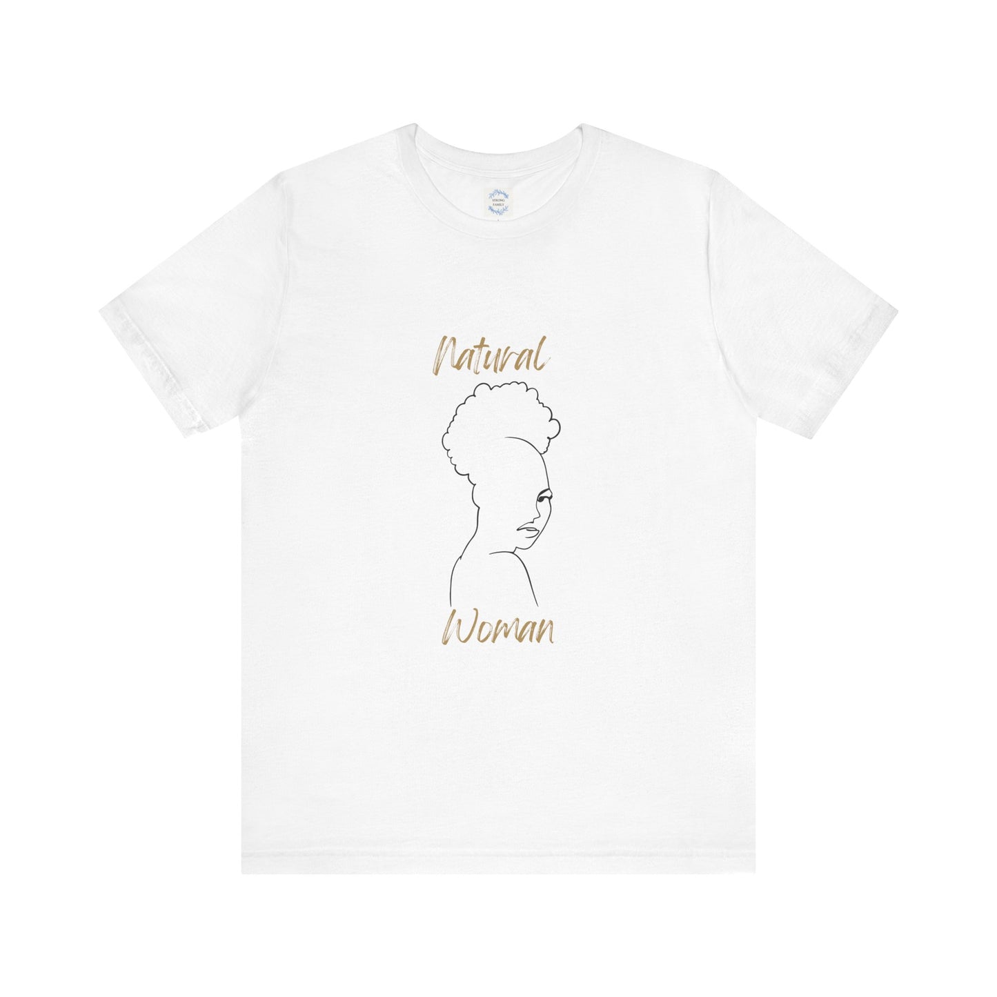 Natural Woman Twist Afro (BL) Short Sleeve T-Shirt