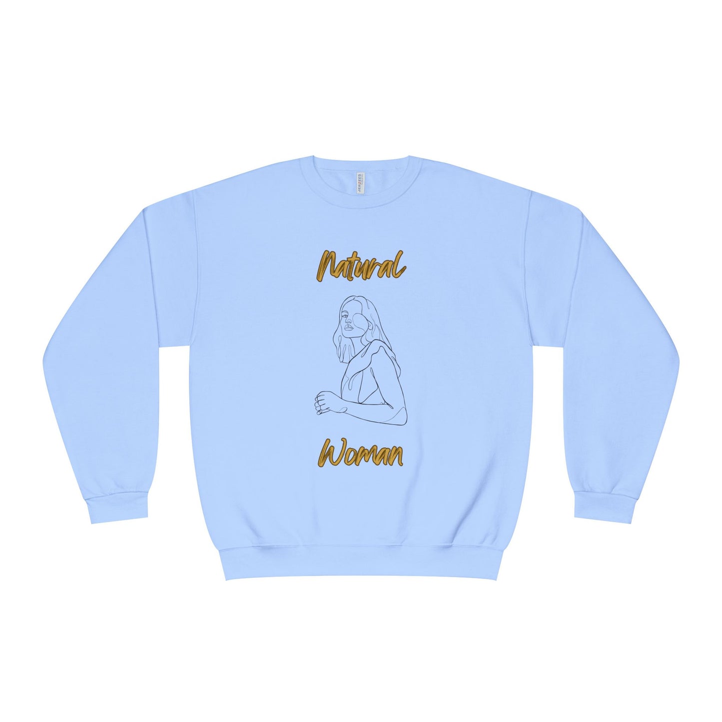 Natural Woman Care Free (BL) Crewneck Sweatshirt