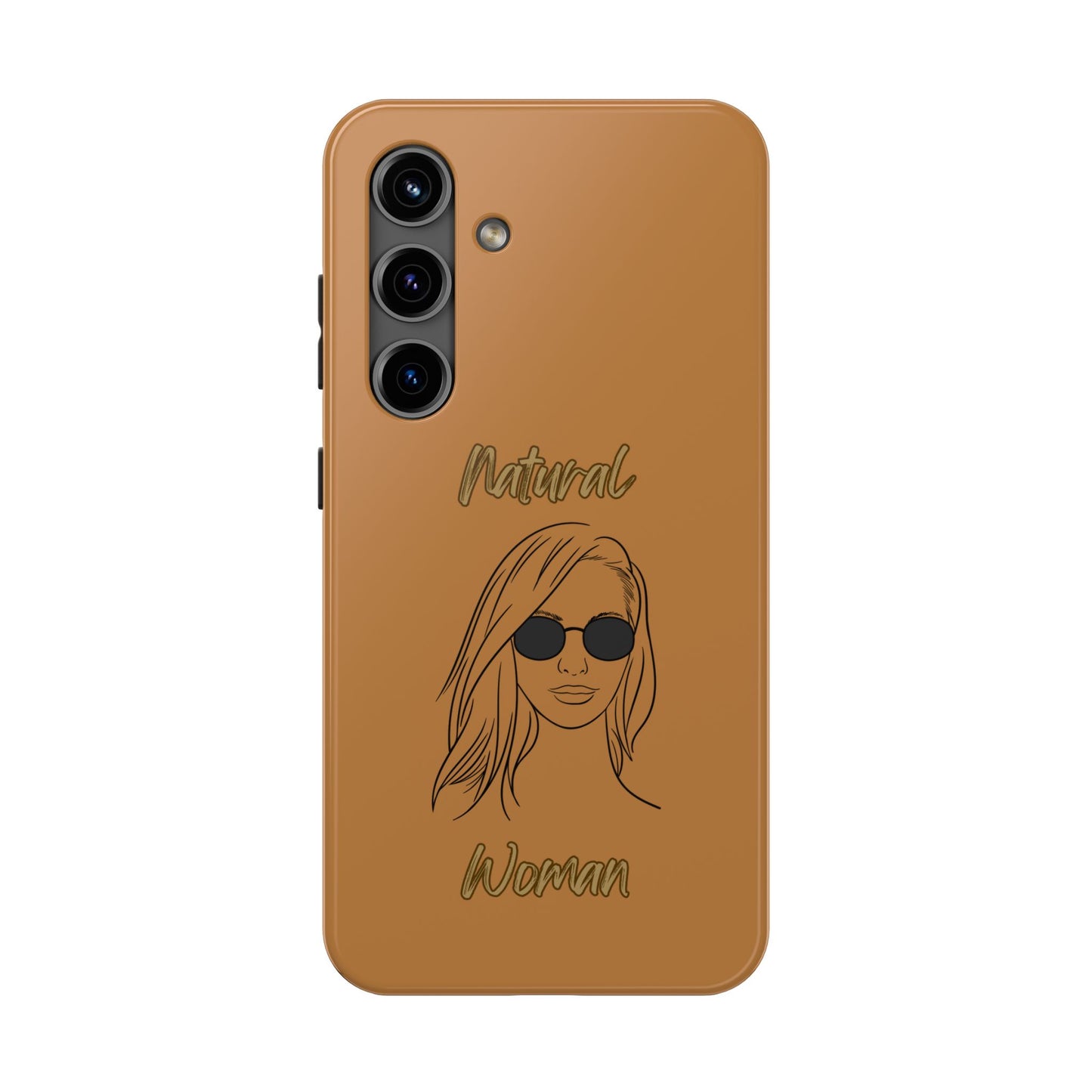 Natural Woman Shades (BL)Tough Phone Cases LIGHT BROWN