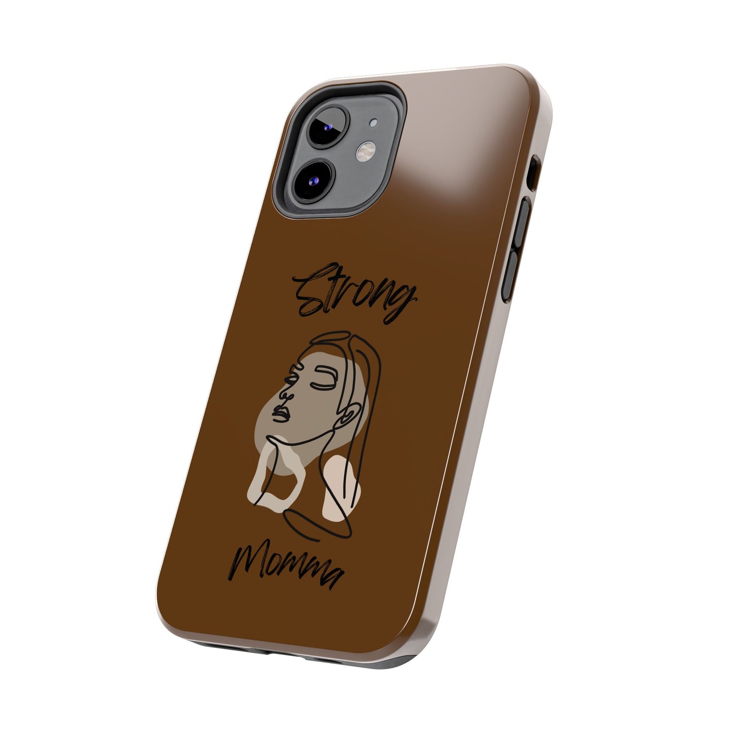 STRONG MOMMA Samsung Galaxy Tough Phone Cases (BL) Brown