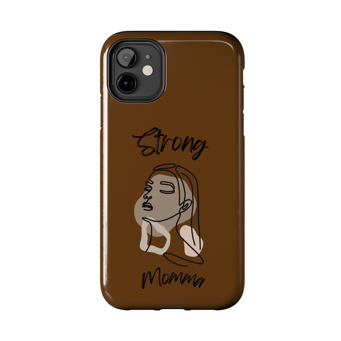 STRONG MOMMA Samsung Galaxy Tough Phone Cases (BL) Brown