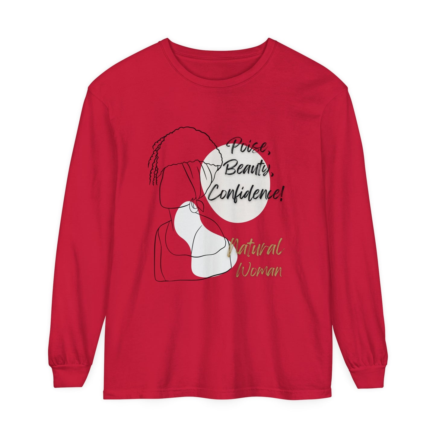 Natural Woman Puff (BL) Long Sleeve T-Shirt