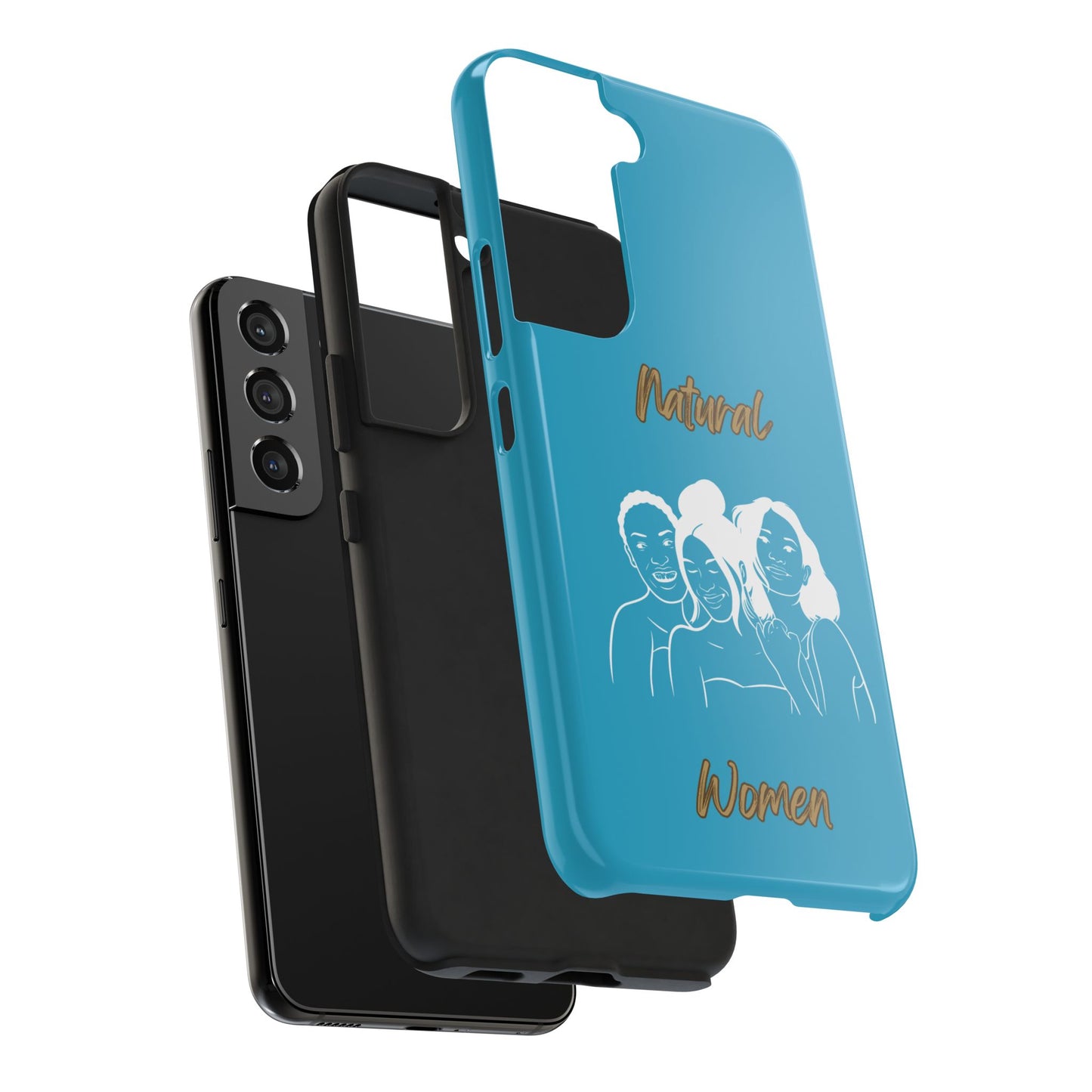 Natural Women Laughing Friends (WL)Tough Phone Cases TURQUOISE