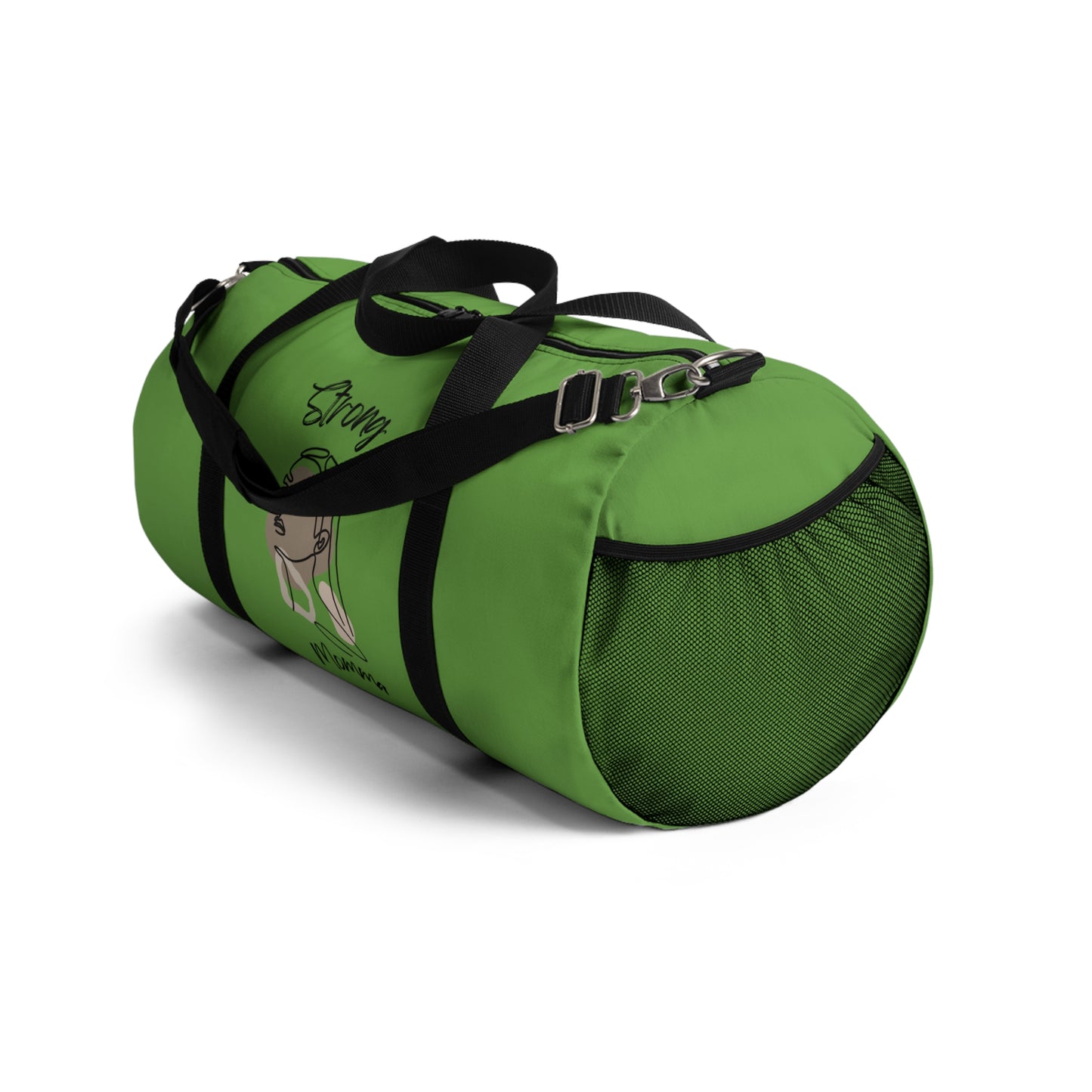 Strong Momma (BL) Duffel Bag GREEN