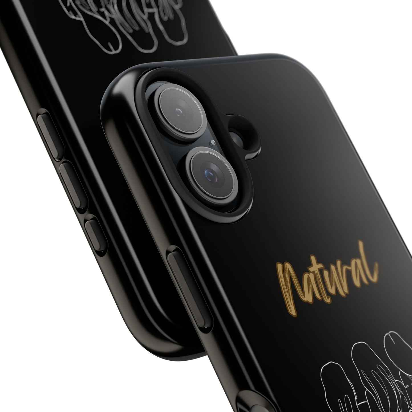 Natural Woman Loving Friends (WL) Tough Phone Cases BLACK