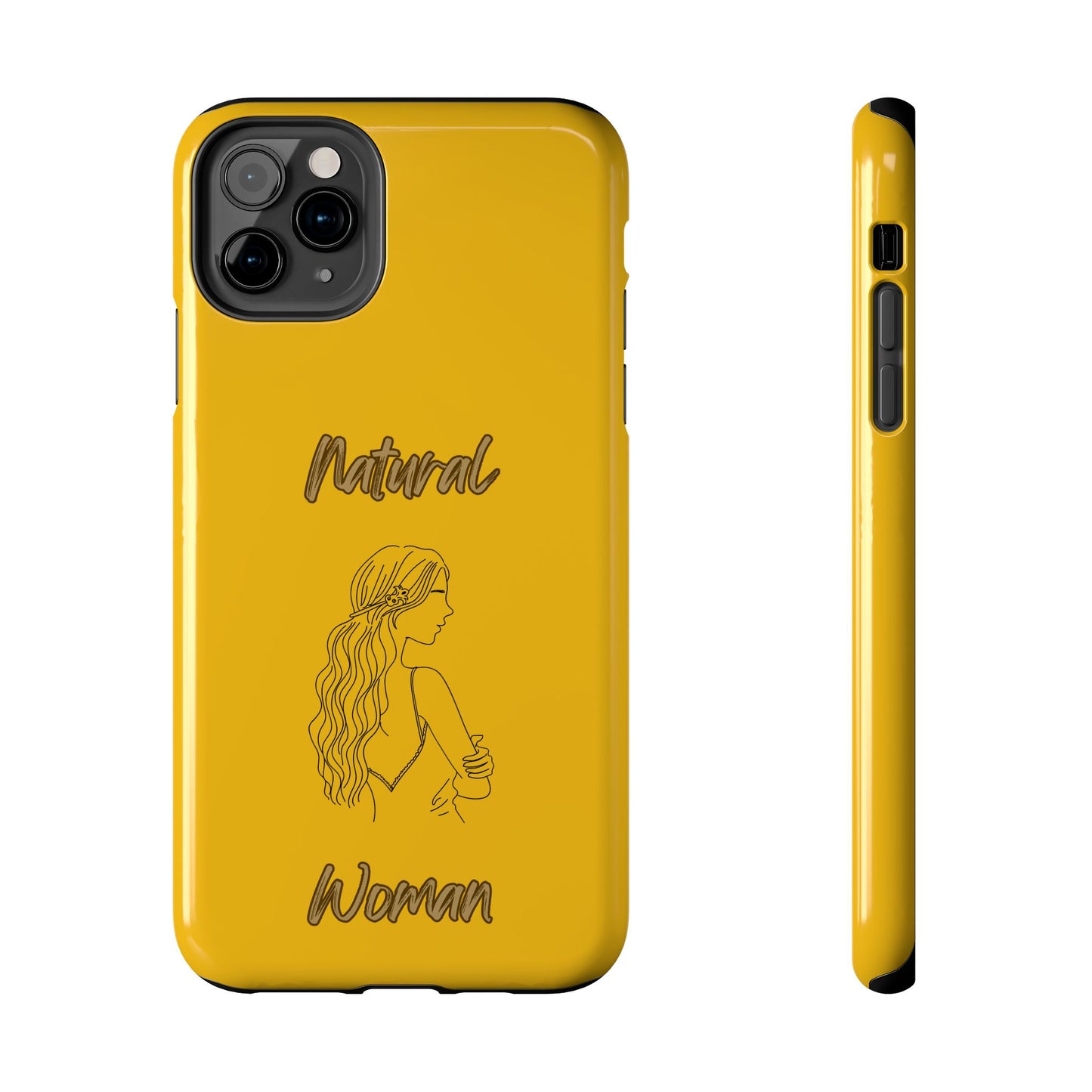 Natural Woman Young Woman (BL)Tough Phone Cases YELLOW