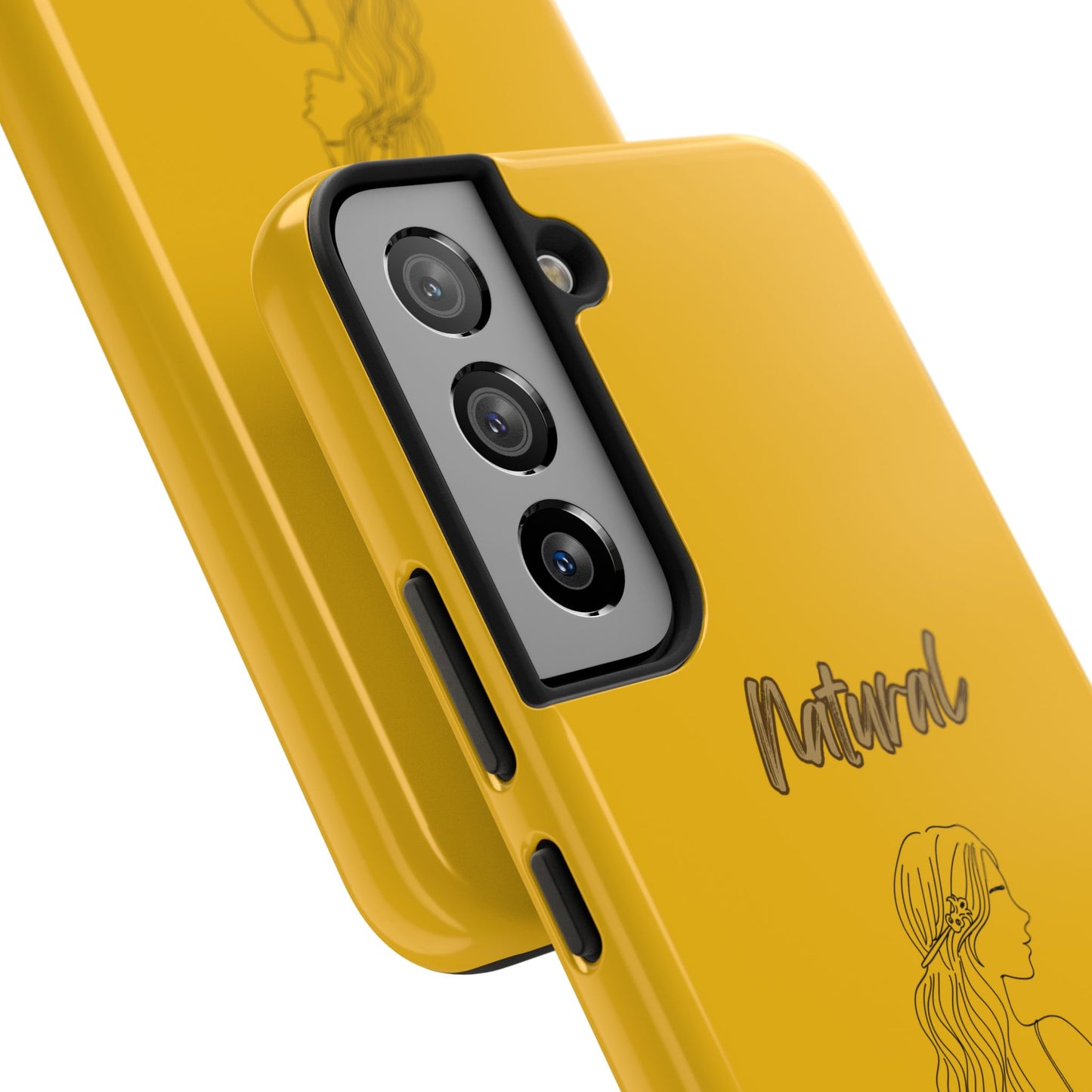 Natural Woman Young Woman (BL)Tough Phone Cases YELLOW