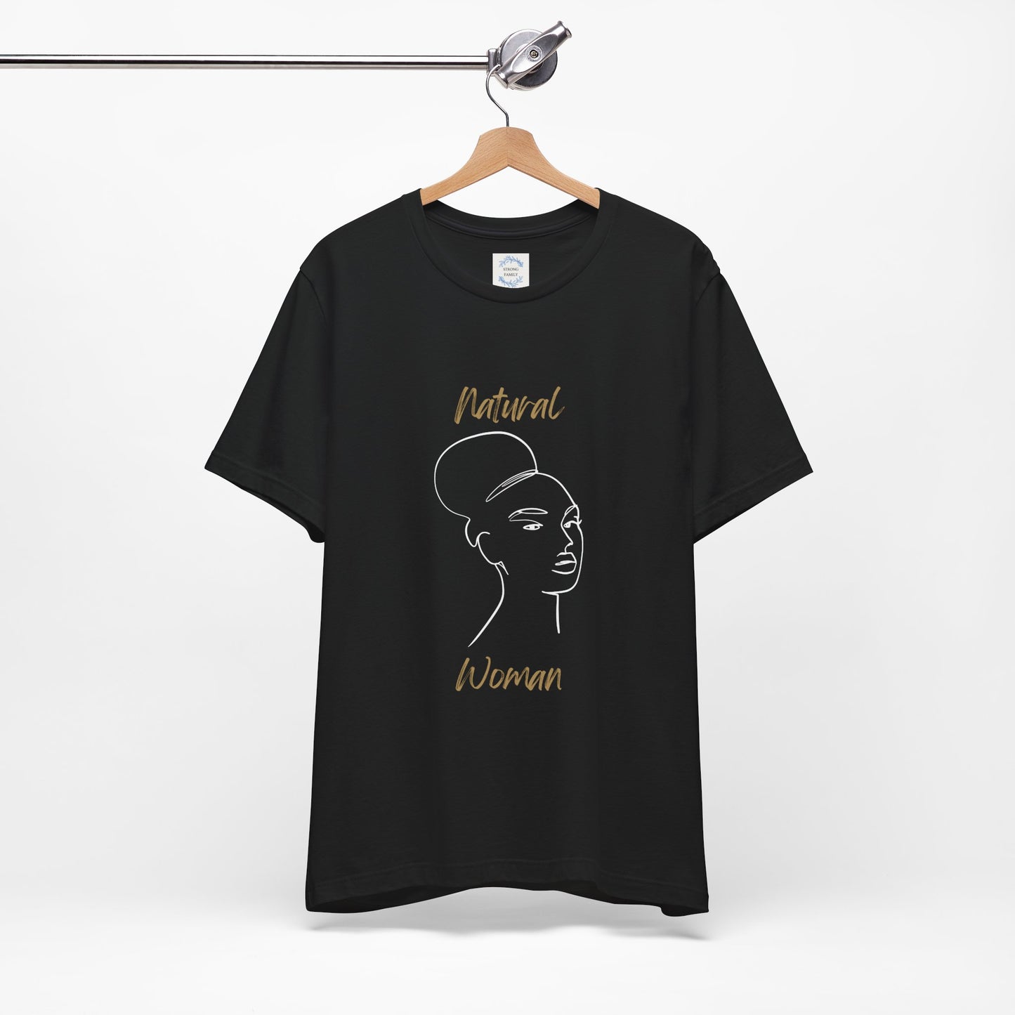 Natural Woman Hair Up (WL) Short Sleeve T-Shirt