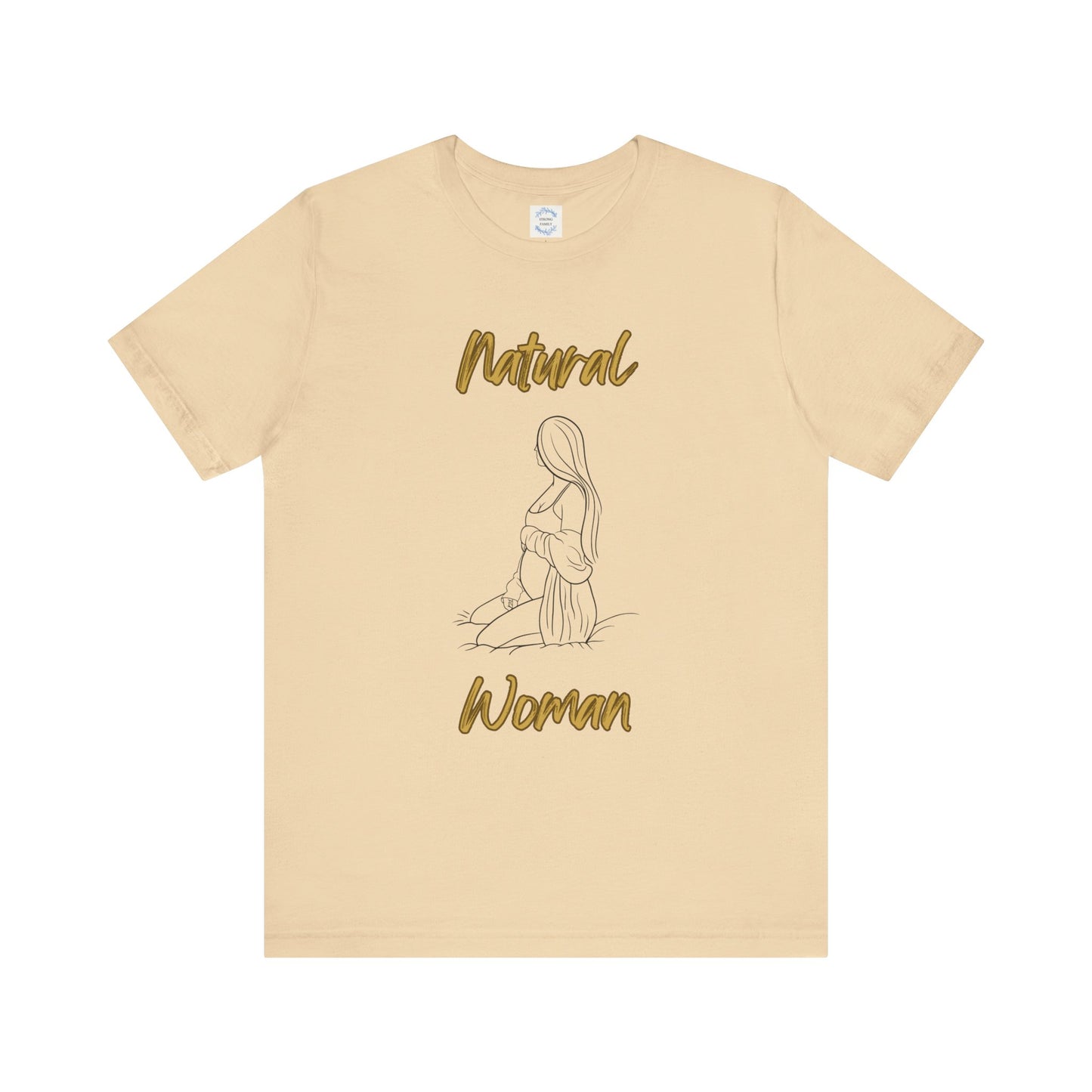 Natural Woman Expecting (BL) Short Sleeve T-Shirt