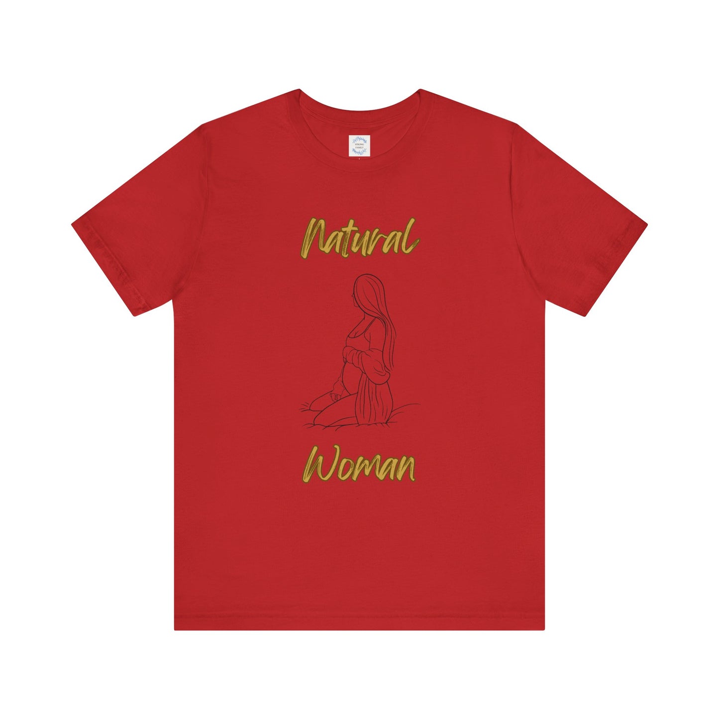 Natural Woman Expecting (BL) Short Sleeve T-Shirt